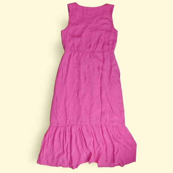 Nanette Lepore Barbie Pink Midi Dress - Picture 7 of 11